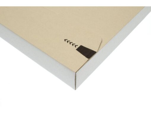 Brievenbusdoos Raadhuis 17x25cm wit 650grs duplex 5 stuks