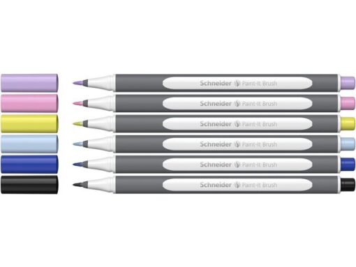 Brushpen Schneider Paint-it 070 5+1 ass. V01 kartonetui