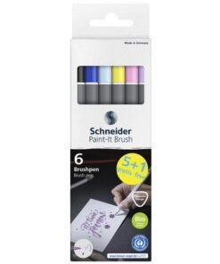 Brushpen Schneider Paint-it 070 5+1 ass. V01 kartonetui