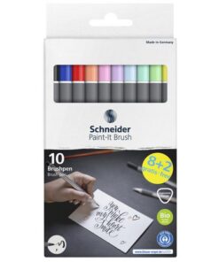 Brushpen Schneider Paint-it 070 8+2 ass. karton etui