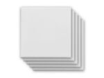 Canvaspaneel Kangaro 10x10 cm set 5 stuks 3mm board 280gr   katoen 3x primed