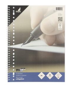 Collegeblok Kangaro A4 ruit 5mm 23-gaats 60 grams 80 blad