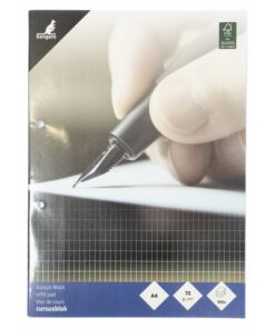 Cursusblok Kangaro A4 ruit 4x8mm 70 grs 100 vel