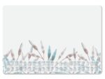 Designonderlegger Sigel Frosted Leaves 25/26/27 met         afgeronde hoeken A2 30 vel