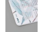 Designonderlegger Sigel Frosted Leaves 25/26/27 met         afgeronde hoeken A2 30 vel