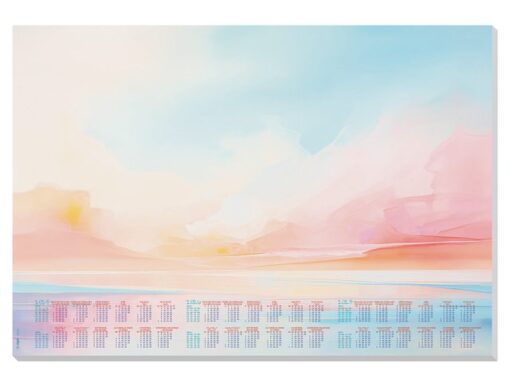 Designonderlegger Sigel Magic Sunset 25/26/27 met afgeronde hoeken A2 30 vel