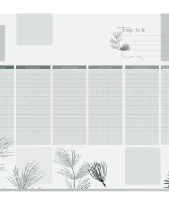 Designonderlegger Sigel weekplanner Nature met to-do-list   A2 30 vel