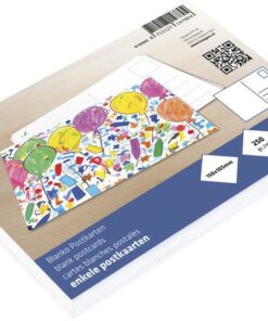 Enkele postkaarten Kangaro 105x150 mm 250grs wit 50 stuks