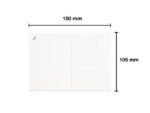 Enkele postkaarten Kangaro 105x150 mm 250grs wit 50 stuks