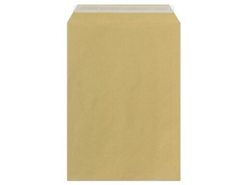 Envelop Raadhuis 229x324mm C4 akte plakstrip kraft 110gr    250 stuks in doos