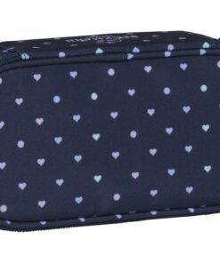 Etui Beckmann Sport Jr. ovaal leeg Blue Hearts