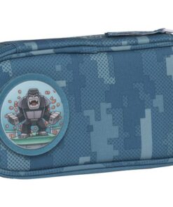 Etui Beckmann ovaal Leeg Jungle Game green