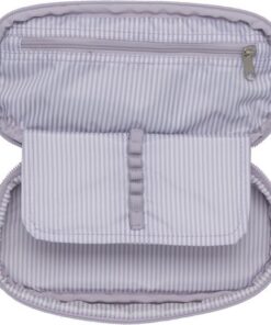 heeft een apart vak voor de meest gebruikte pennen en potloden en een intern ritsvak. Rits in kleur van etui. Formaat 22×10×5 cm