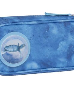 Etui Beckmann ovaal Leeg Ocean blue