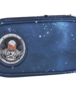 Etui Beckmann ovaal Leeg Space Mission blue