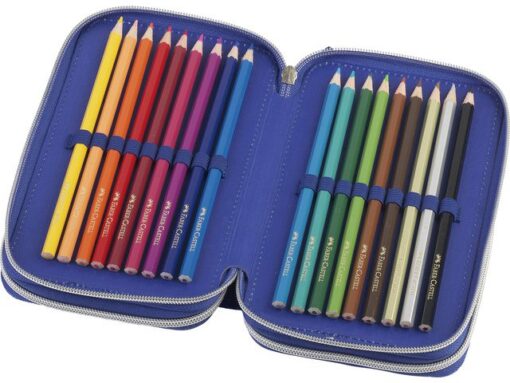 Etui Faber-Castell gevuld Dino 3-laags 44 delig