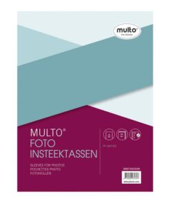 Fotoshowtas Multo A4 23r PP 148x210mm 2 vaks krimp a 10     stuks