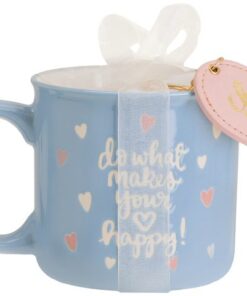 Giftset Èccolo DL mok 580ml en sleutelhanger Choose Happy