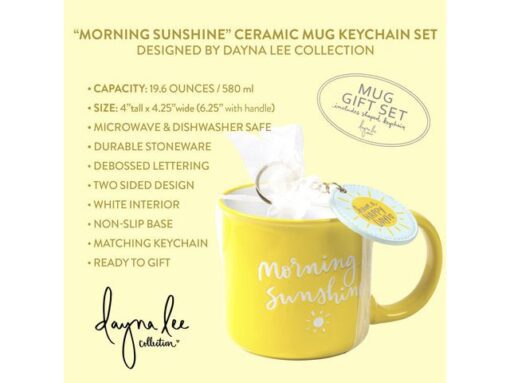 Giftset Èccolo DL mok 580ml en sleutelhanger Morning        Sunshine