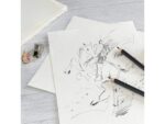 Grafietpotlood Faber-Castell Pitt Mat set 4 potl.           2B,6B,10B, 14B, 1 gum, 1 enkele slijper op blis.