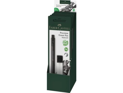 Gumpen Faber-Castell Precision zwart inclusief navulgummen