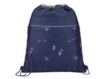 Gymtas Coocazoo Arctic Midnight reflecterend zakje met rits aan voorzijde