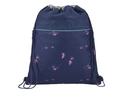 Gymtas Coocazoo Arctic Midnight reflecterend zakje met rits aan voorzijde