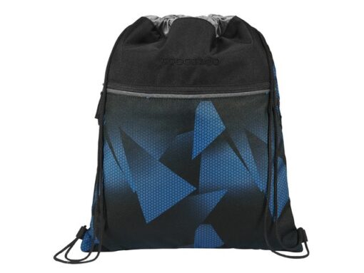 Gymtas Coocazoo Electric Ice reflecterend zakje met rits    aan voorzijde