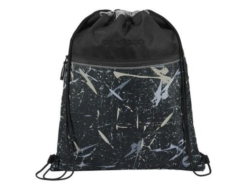 Gymtas Coocazoo Reflective Splash reflecterend zakje met    rits aan voorzijde