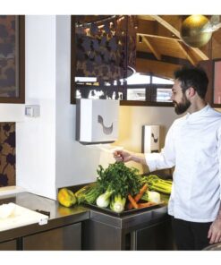 slimme verpakking van de Celtex Omnia Labor handdoekjes maakt het gemakkelijk om er één vel tegelijk uit te halen