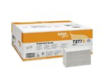 Handdoek Celtex Save Z-vouw 2-laags wit doos 25 pak a 120   vel 20,5 x 24 cm
