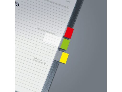 Indexeringsstrookjes sigel maat strookjes 20x50mm           transparant rood/geel/blauw/groen