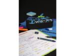 Inktwisser Eberhard Faber M-punt blauw/ zwart motief 2st.   op blister