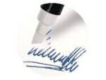 Inktwisser Eberhard Faber M-punt blauw/ zwart motief 2st.   op blister