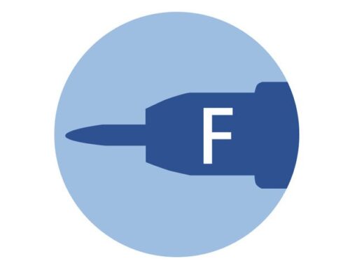 Inktwisser Eberhard Faber M-punt blauw/ zwart motief 2st.   op blister