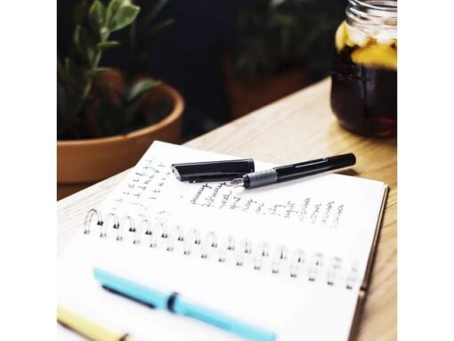 Kalligrafiepen SHEAFFER zwart, blauw,geel maxi penpunt F/M/B