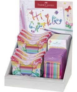 Kleurpotloden Faber-Castell Sparkle display 18 stuks