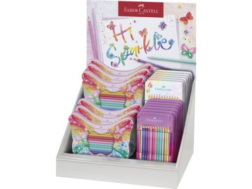 Kleurpotloden Faber-Castell Sparkle display 18 stuks