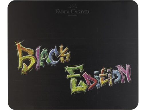 Kleurpotlood Faber-Castell Black Edition 100 stuks in       bliketui