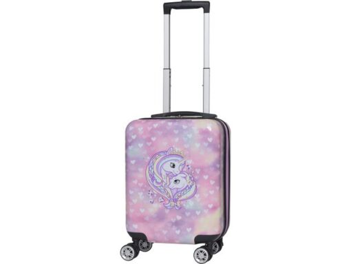 Koffer Beckmann kind 22L Unicorn Princess purple