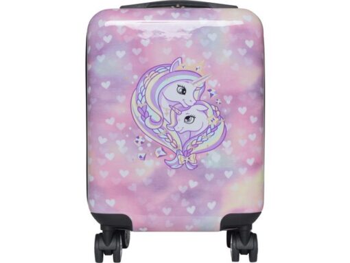 Koffer Beckmann kind 22L Unicorn Princess purple