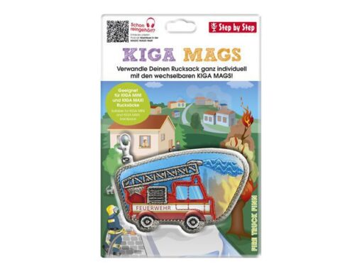 Magneet Step by Step KIGA Mags Fire Truck Finn