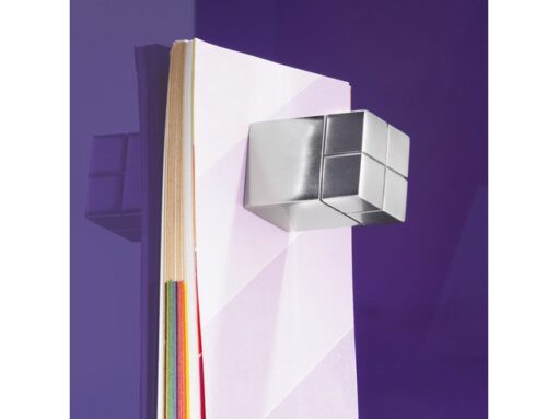 Magneten Sigel voor glasbord set 2stuks zilverkleurig C30   Ultra-sterk 20x30x20mm
