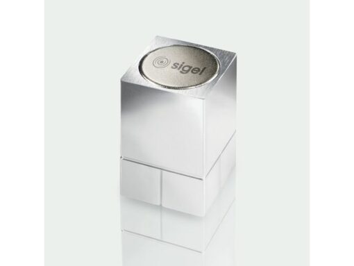 Magneten Sigel voor glasbord set 2stuks zilverkleurig C30   Ultra-sterk 20x30x20mm