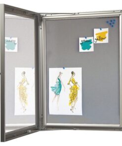 zo zijn uw posters optimaal beschermd. Ook kunt u het deurtje open vast zetten