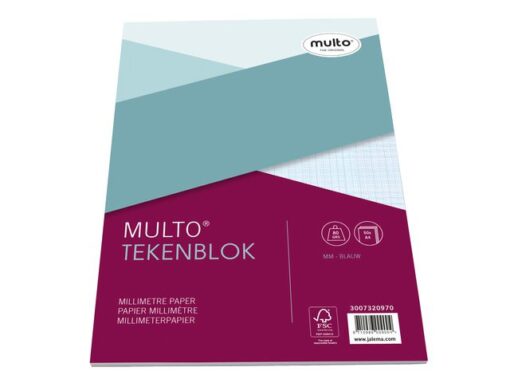 Millimeterblok Multo A4 80 grams 50 vel