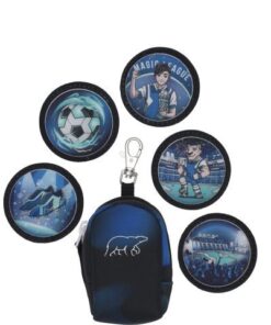 Mini tas Beckman Magic League black incl. 5 buttons