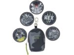 Mini tas Beckmann Camo Rex black incl. 5 buttons