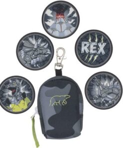 Mini tas Beckmann Camo Rex black incl. 5 buttons