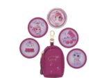 Mini tas Beckmann Cherry red incl. 5 buttons